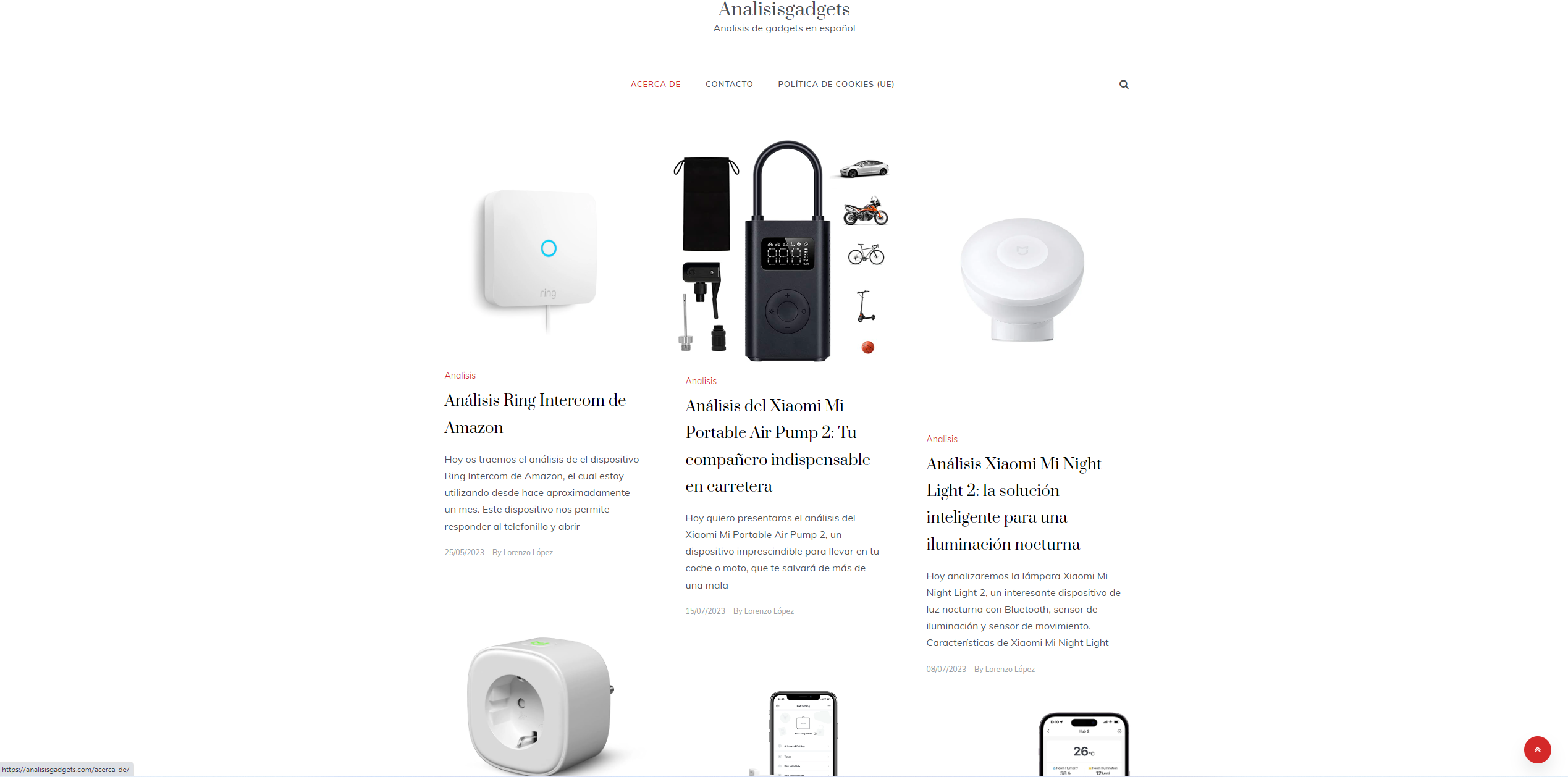 Buscador blog - Analisisgadgets en Bitakoras