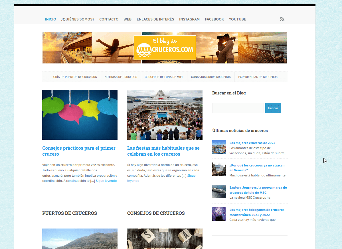Buscador blog - Blog Vayacruceros en Bitakoras