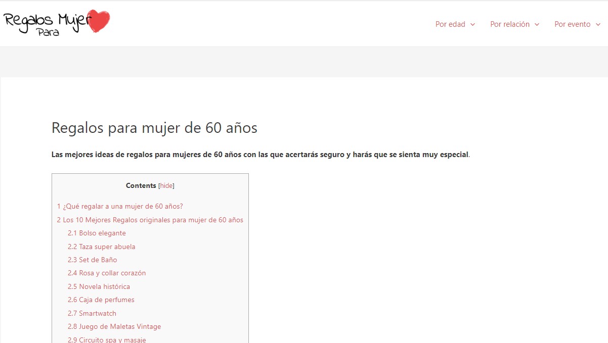 Buscador blog - Regalos para mujer en Bitakoras