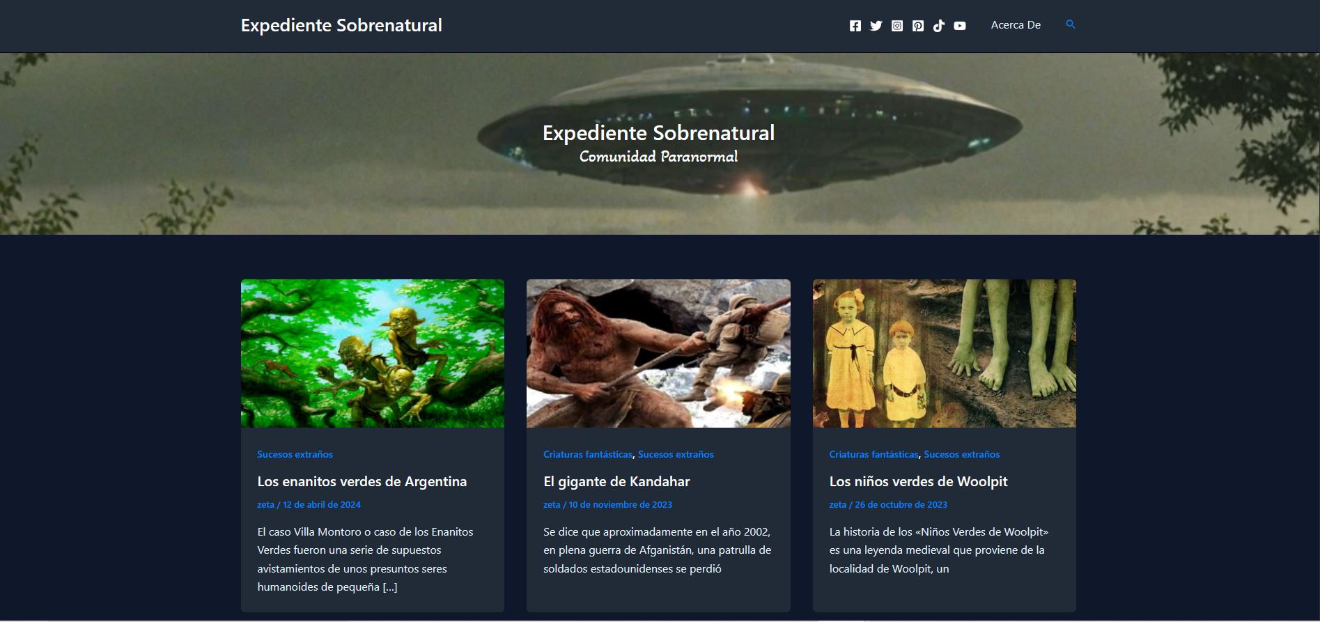 Buscador blog - Expediente Sobrenatural en Bitakoras
