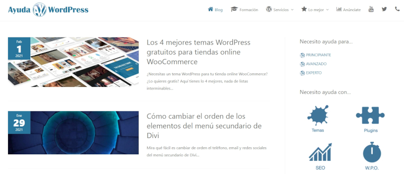 Buscador blog - Ayuda WordPress en Bitakoras