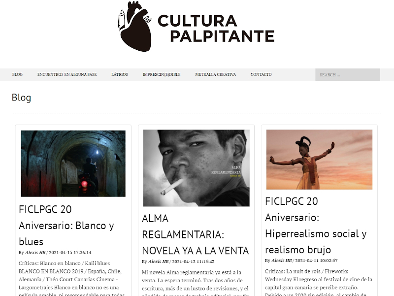 Buscador blog - Cultura Palpitante en Bitakoras
