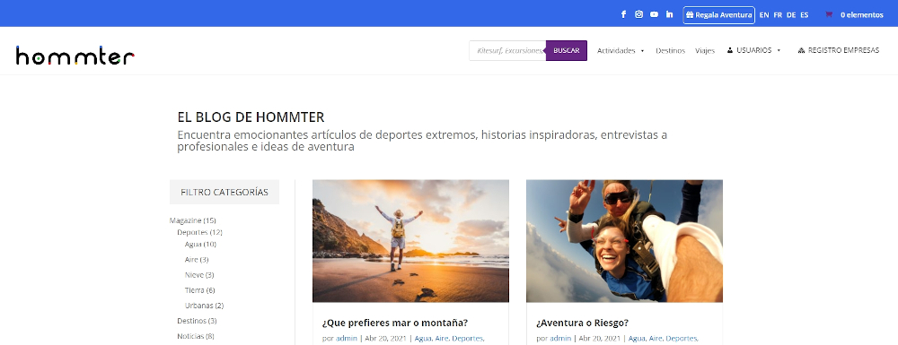 Buscador blog - El Blog de Hommter en Bitakoras