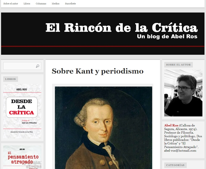 Buscador blog - El Rincón de la Crítica en Bitakoras