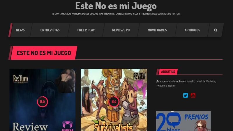 Buscador blog - Este No es Mi Juego en Bitakoras