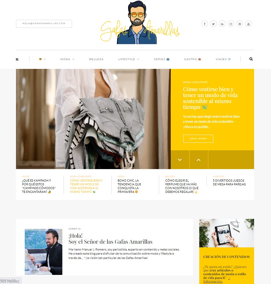 Buscador blog - Gafas Amarillas en Bitakoras