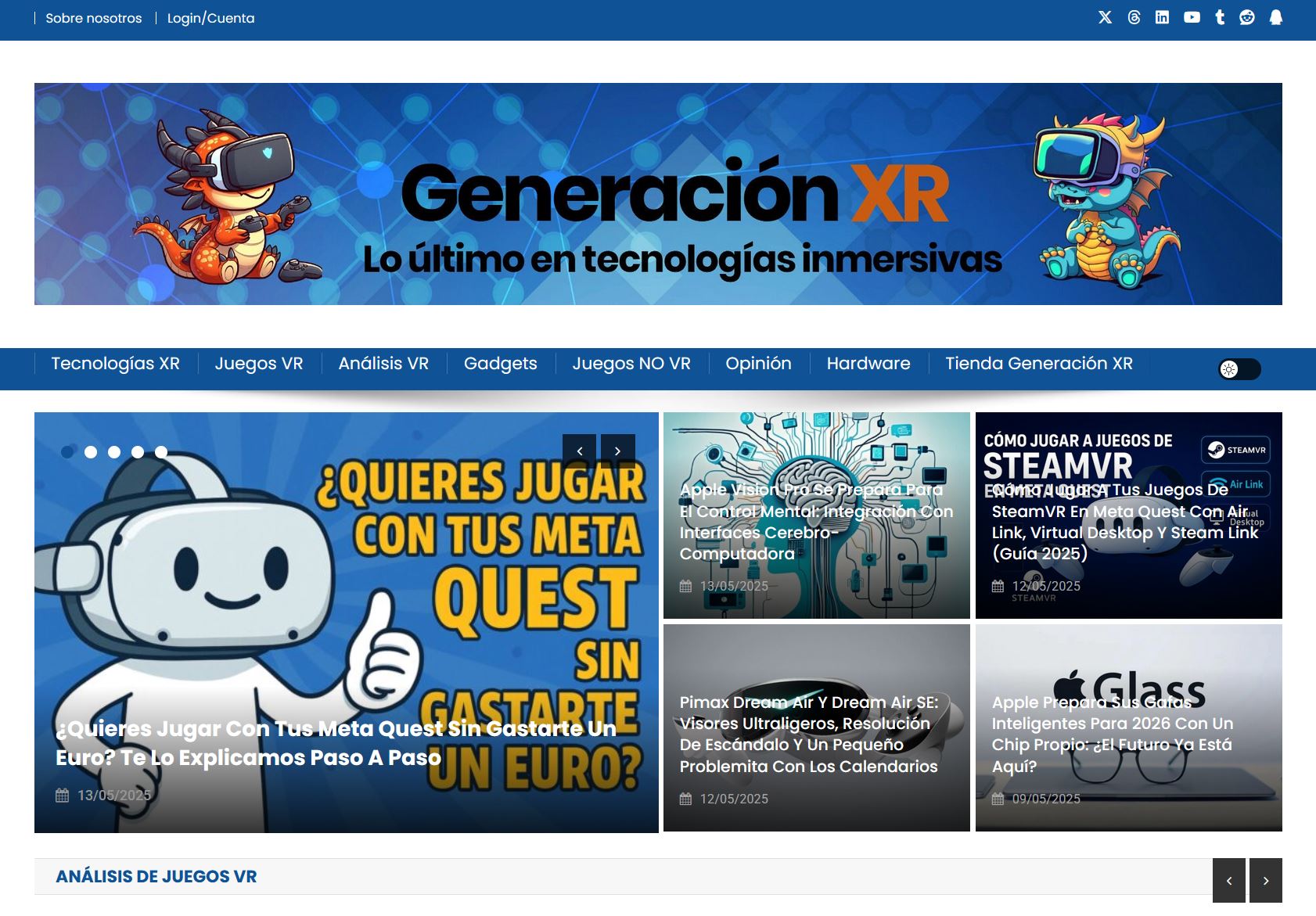 Buscador blog - Generación XR en Bitakoras