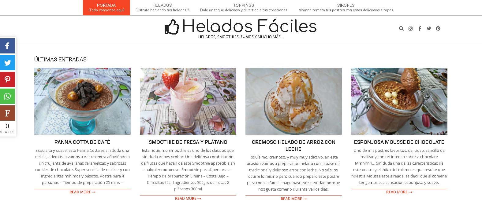 Buscador blog - Helados Fáciles en Bitakoras