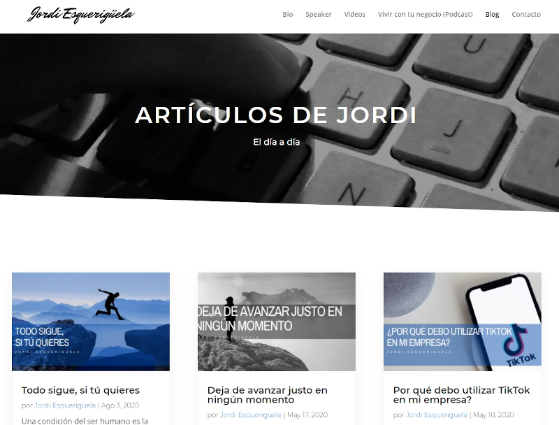 Buscador blog - Jordi Esquerigüela en Bitakoras