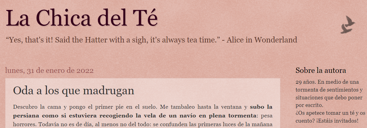 Buscador blog - La Chica del Té en Bitakoras