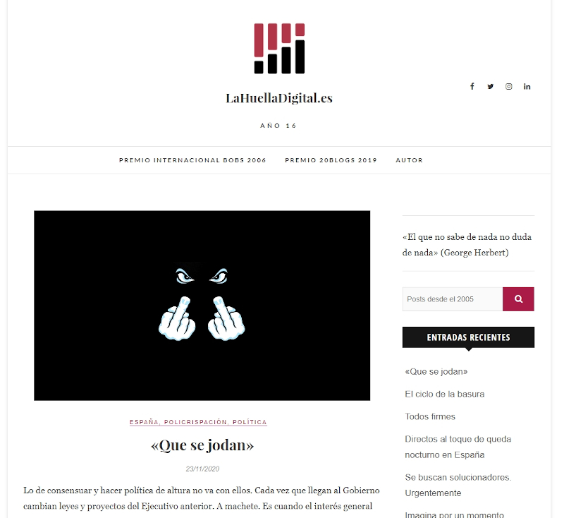Buscador blog - La Huella Digital en Bitakoras