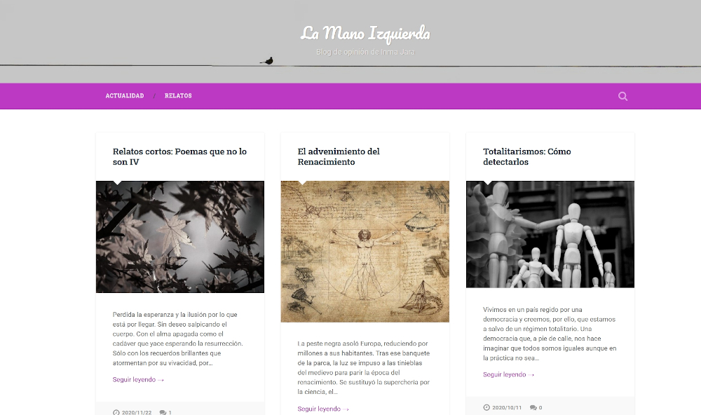 Buscador blog - La Mano Izquierda en Bitakoras