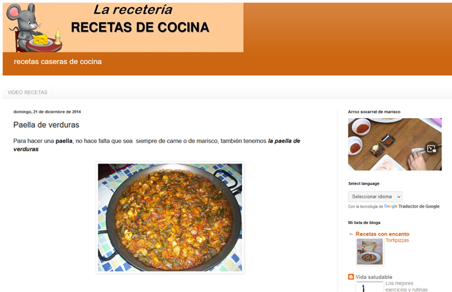 Buscador blog - lareceteria en Bitakoras
