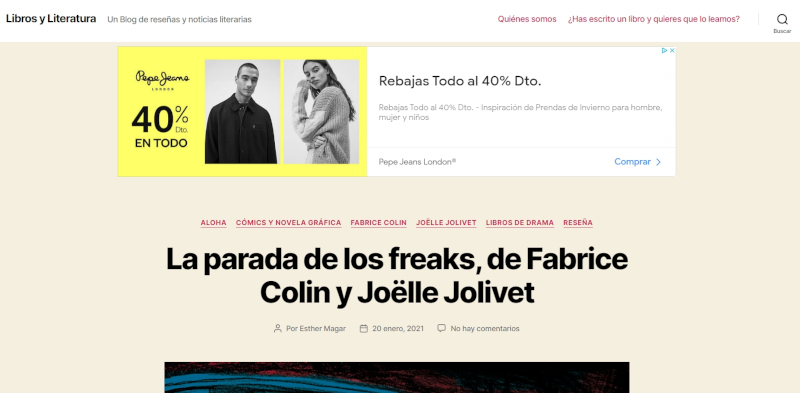 Buscador blog - Libros y Literatura en Bitakoras