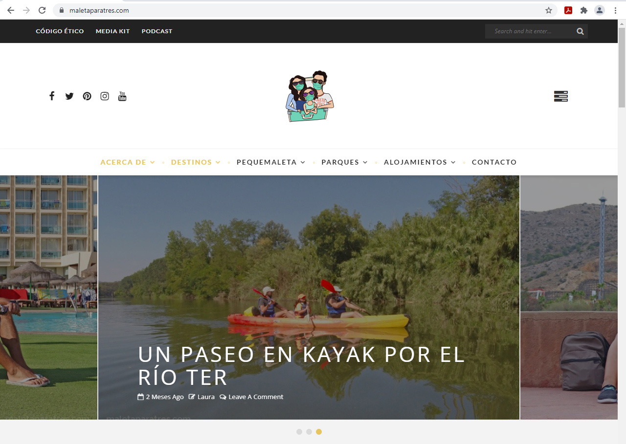 Buscador blog - Maleta para tres en Bitakoras