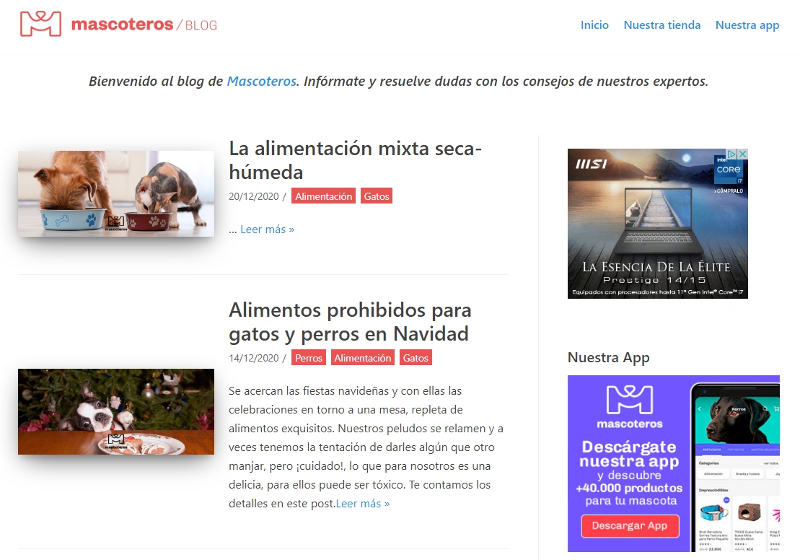 Buscador blog - Mascoteros en Bitakoras