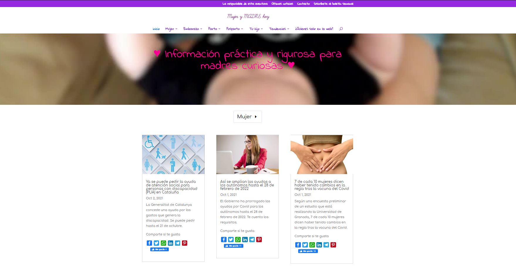 Buscador blog - Mujer y Madre Hoy en Bitakoras