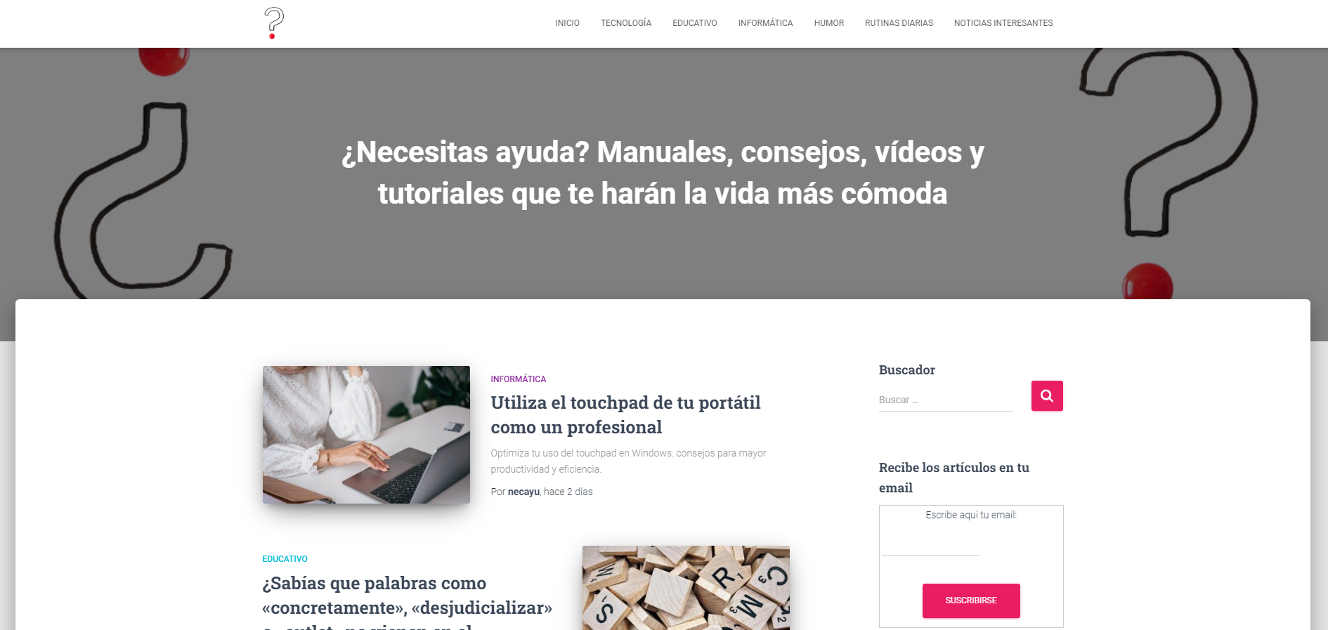 Buscador blog - ¿Necesitas ayuda? en Bitakoras