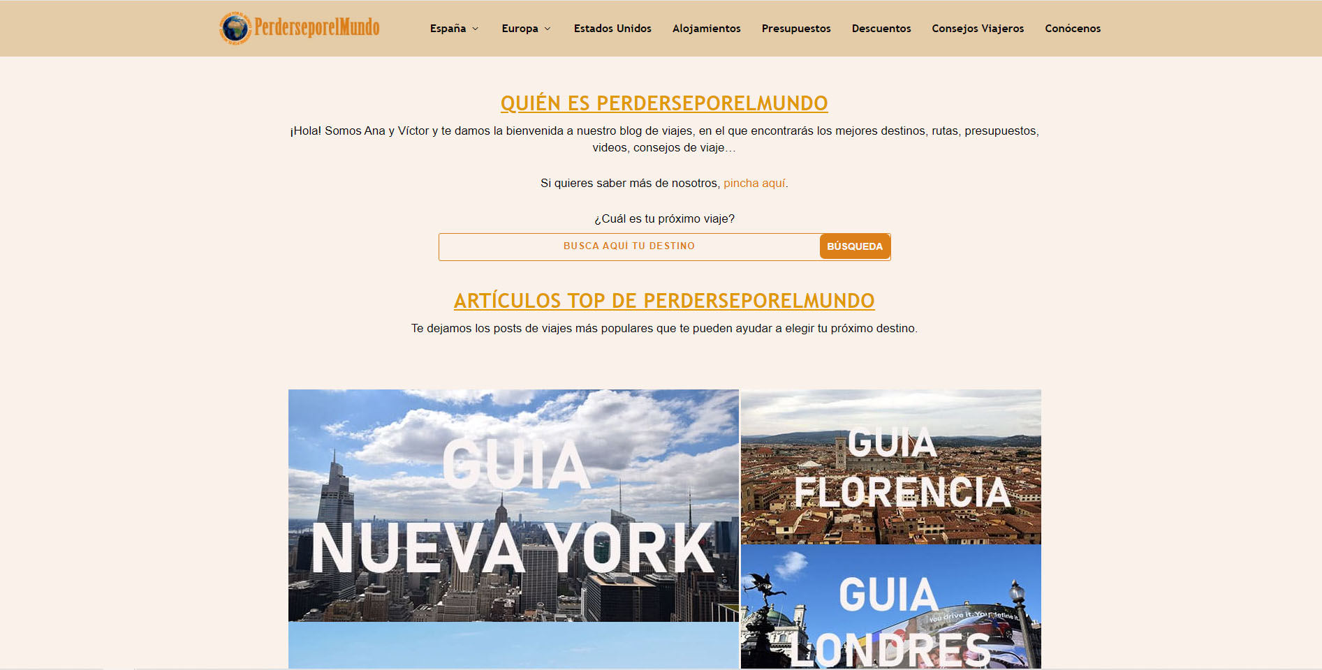Buscador blog - PerderseporelMundo en Bitakoras