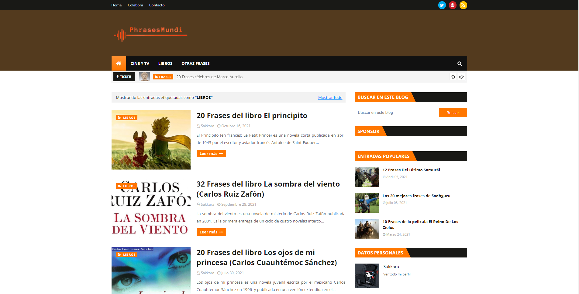 Buscador blog - PhrasesMundi en Bitakoras