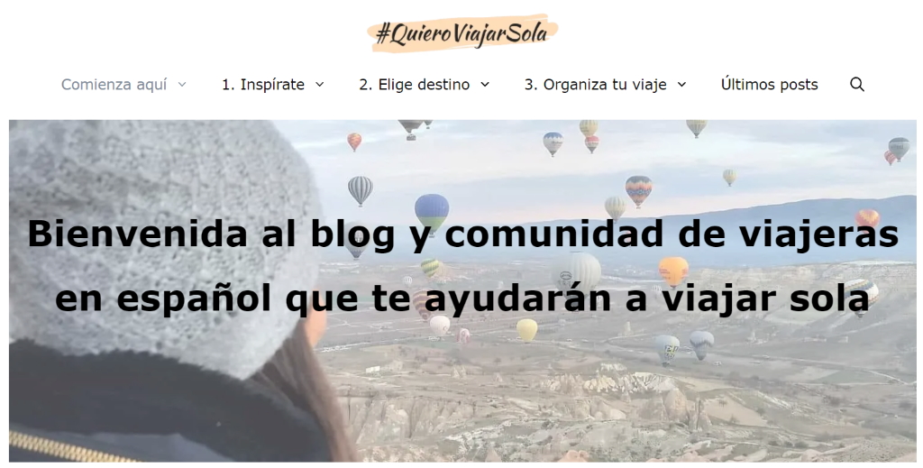Buscador blog - #QuieroViajarSola en Bitakoras