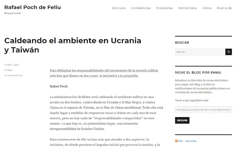 Buscador blog - Rafael Poch de Feliu en Bitakoras