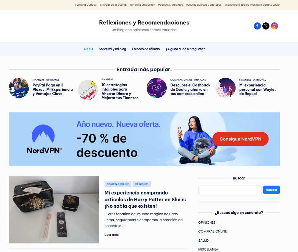 Buscador blog - Reflexiones y Recomendaciones en Bitakoras