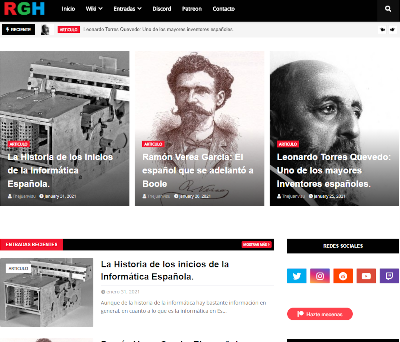 Buscador blog - RetroGamesHistory en Bitakoras