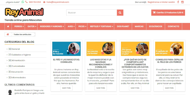 Buscador blog - Rey Animal en Bitakoras