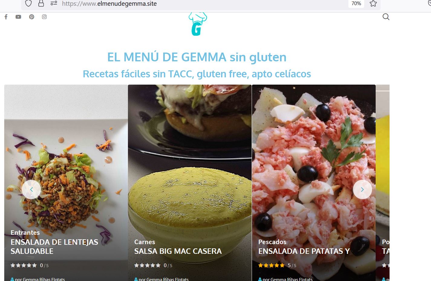 Buscador blog - EL MENU DE GEMMA en Bitakoras