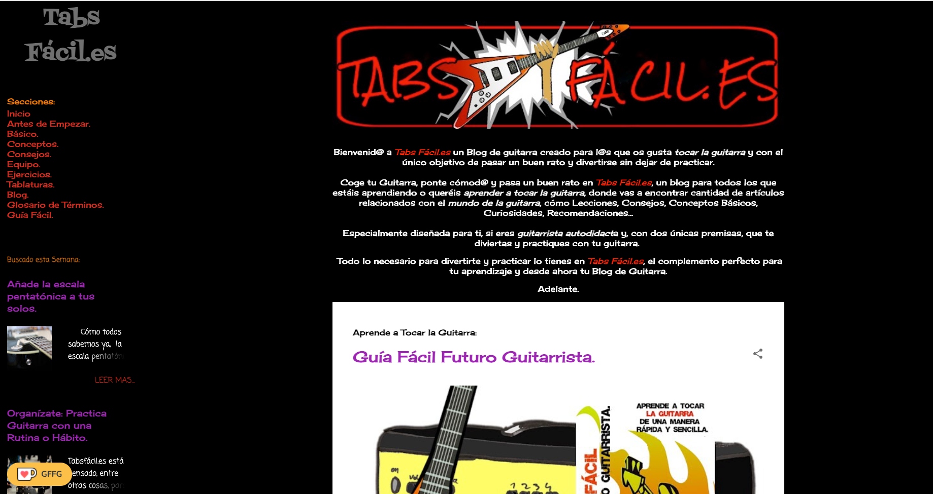 Buscador blog - TabsFácil.es en Bitakoras