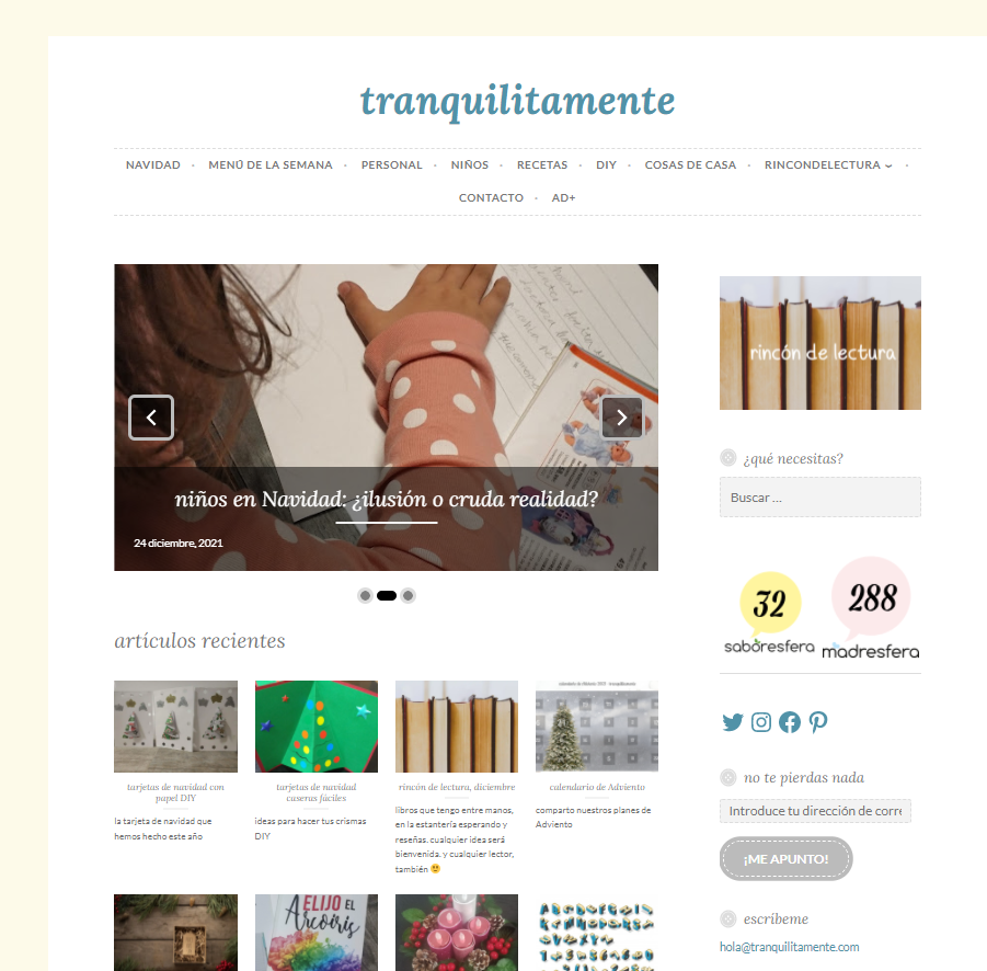Buscador blog - Tranquilitamente en Bitakoras