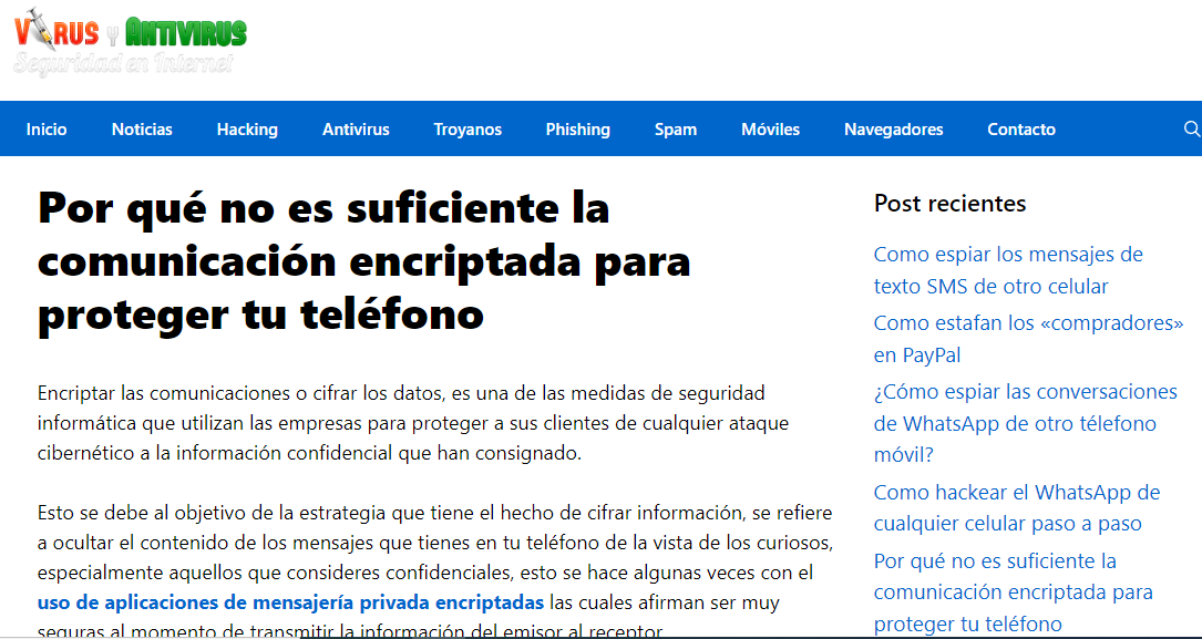 Buscador blog - Virus y Antivirus en Bitakoras